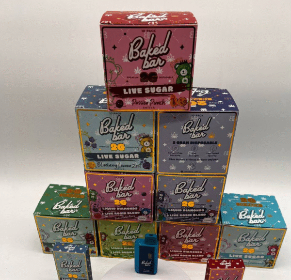 Baked Bar 2g – Liquid Diamonds + Live resin Disposable